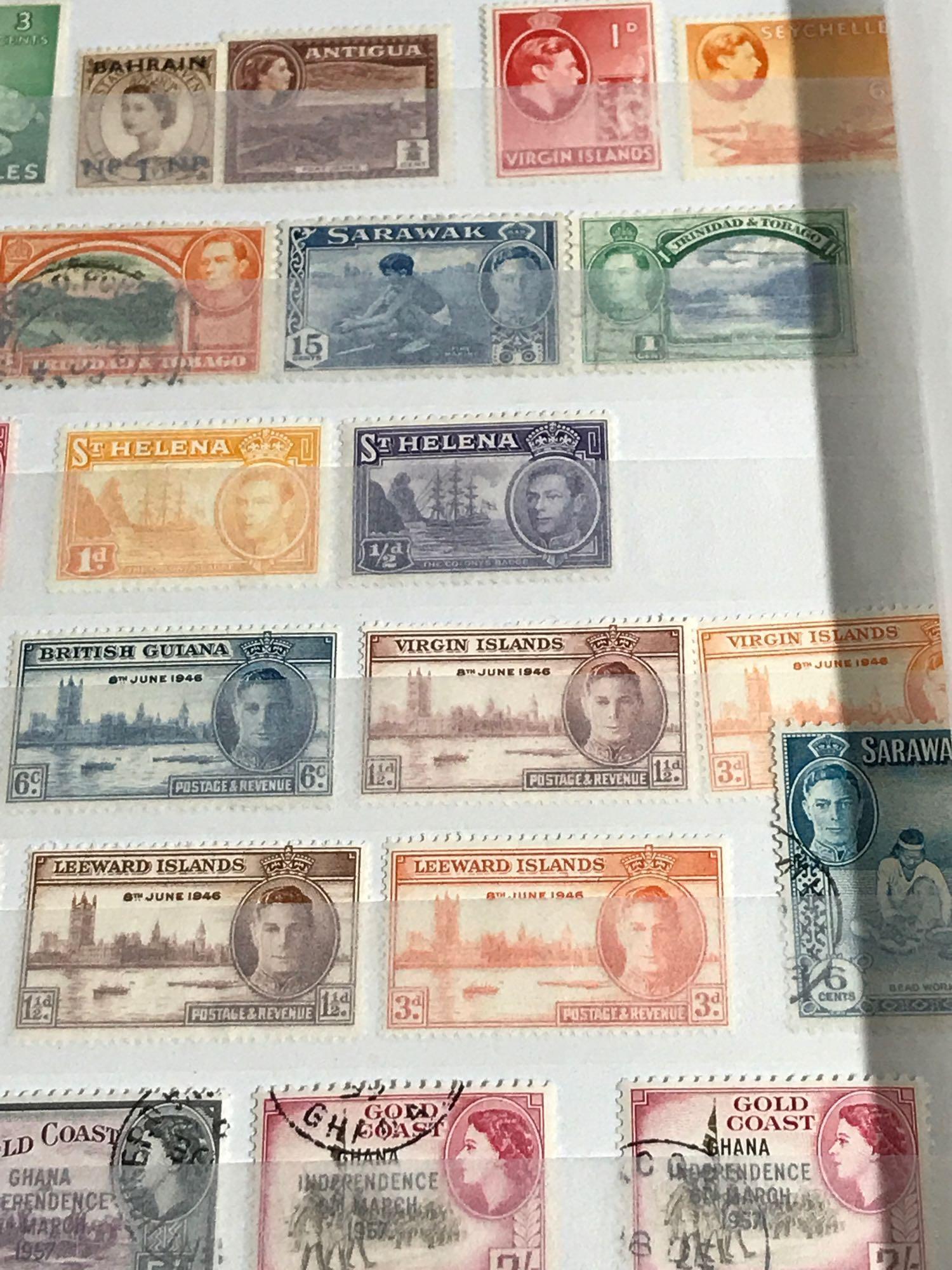 Stamp Book Full of Loose Stamps