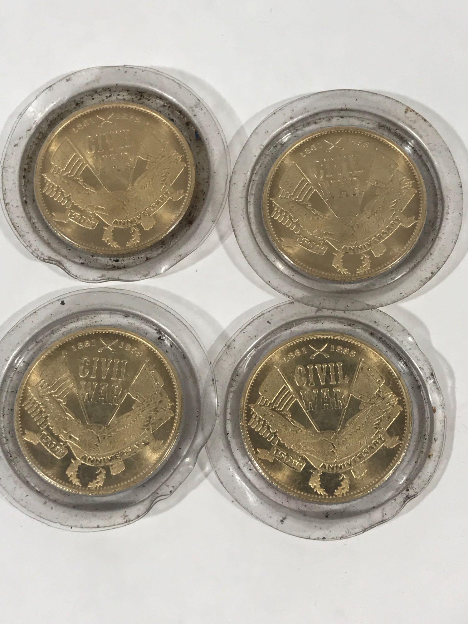 President Lincoln Civil War Commemorative Coins 5 Units