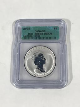 2002 Canada 5 Dollar MS68 Coin