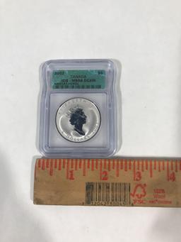 2002 Canada 5 Dollar MS68 Coin