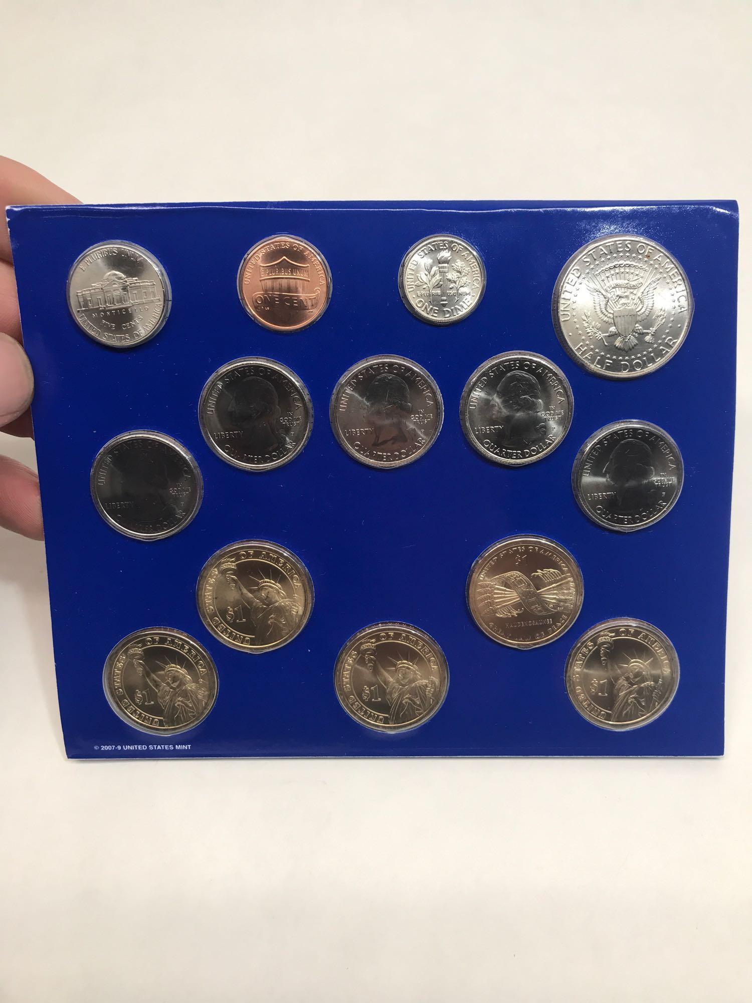 2009 2010 Denver Philadelphia Coin Set 4 Units