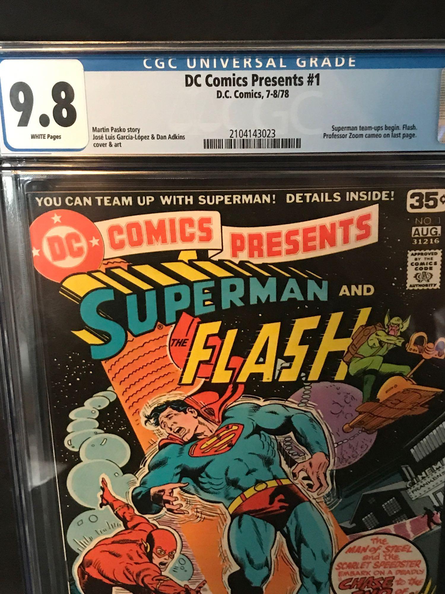1978 DC Presents #1 Superman Flash Graded 9.8 Comic
