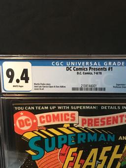 1978 DC Presents #1 Superman Flash Graded 9.4 Comic