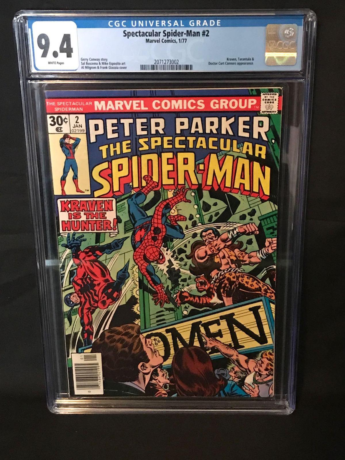 1977 Marvel Spider-Man #2 Graded 9.4 Comic