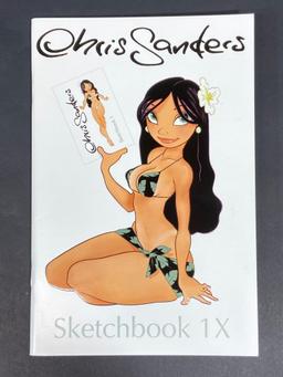 SIGNED Chris Sanders Sketchbook 1X