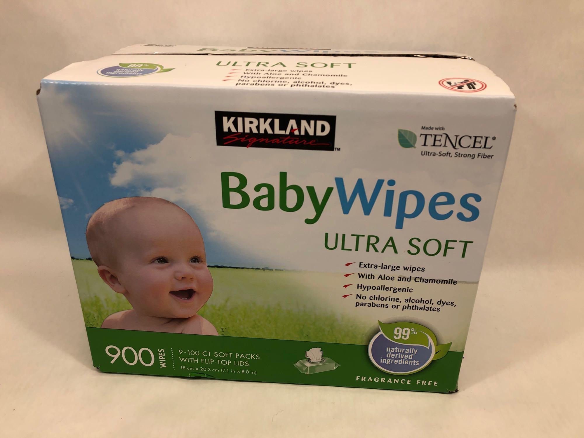 Kirkland 900 Count Baby Wipes Ultra Soft New In Box