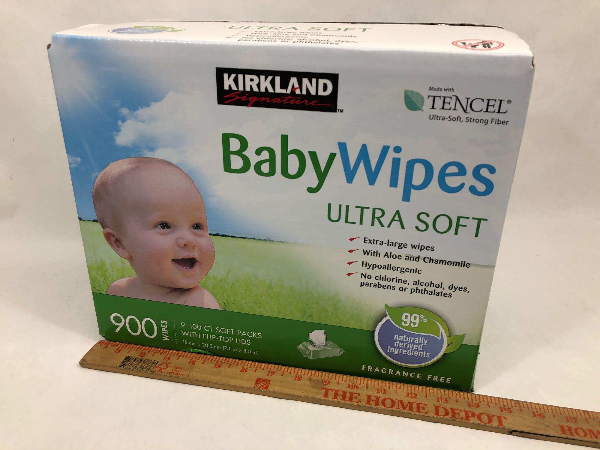 Kirkland 900 Count Baby Wipes Ultra Soft New In Box