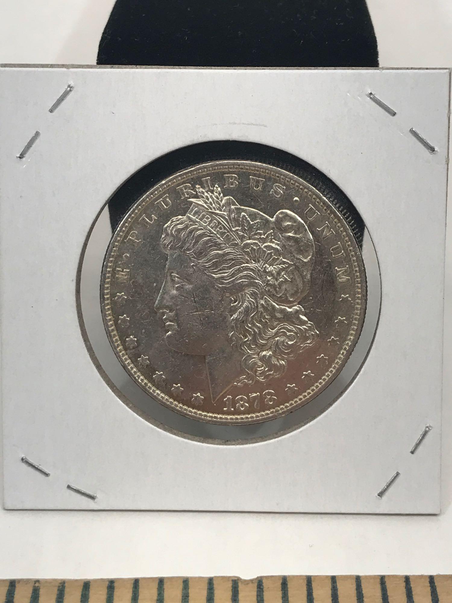 1878 8TF UNC Details Morgan Silver Dollar