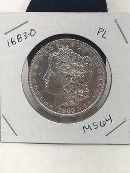 1883-O PL MS64 Morgan Silver Dollar