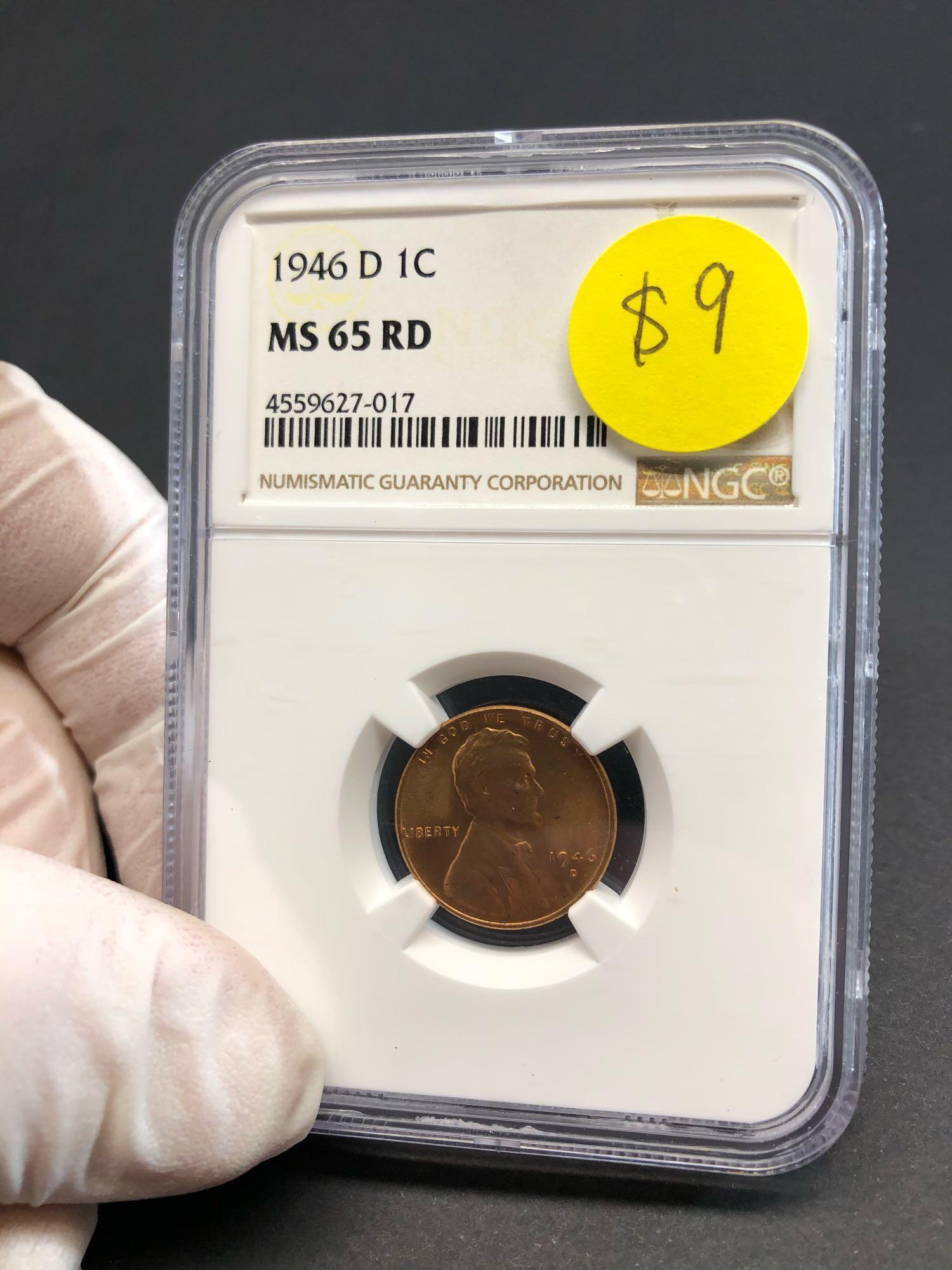 NGC Certified Penny Lot of Four - Two MS65 Two MS66