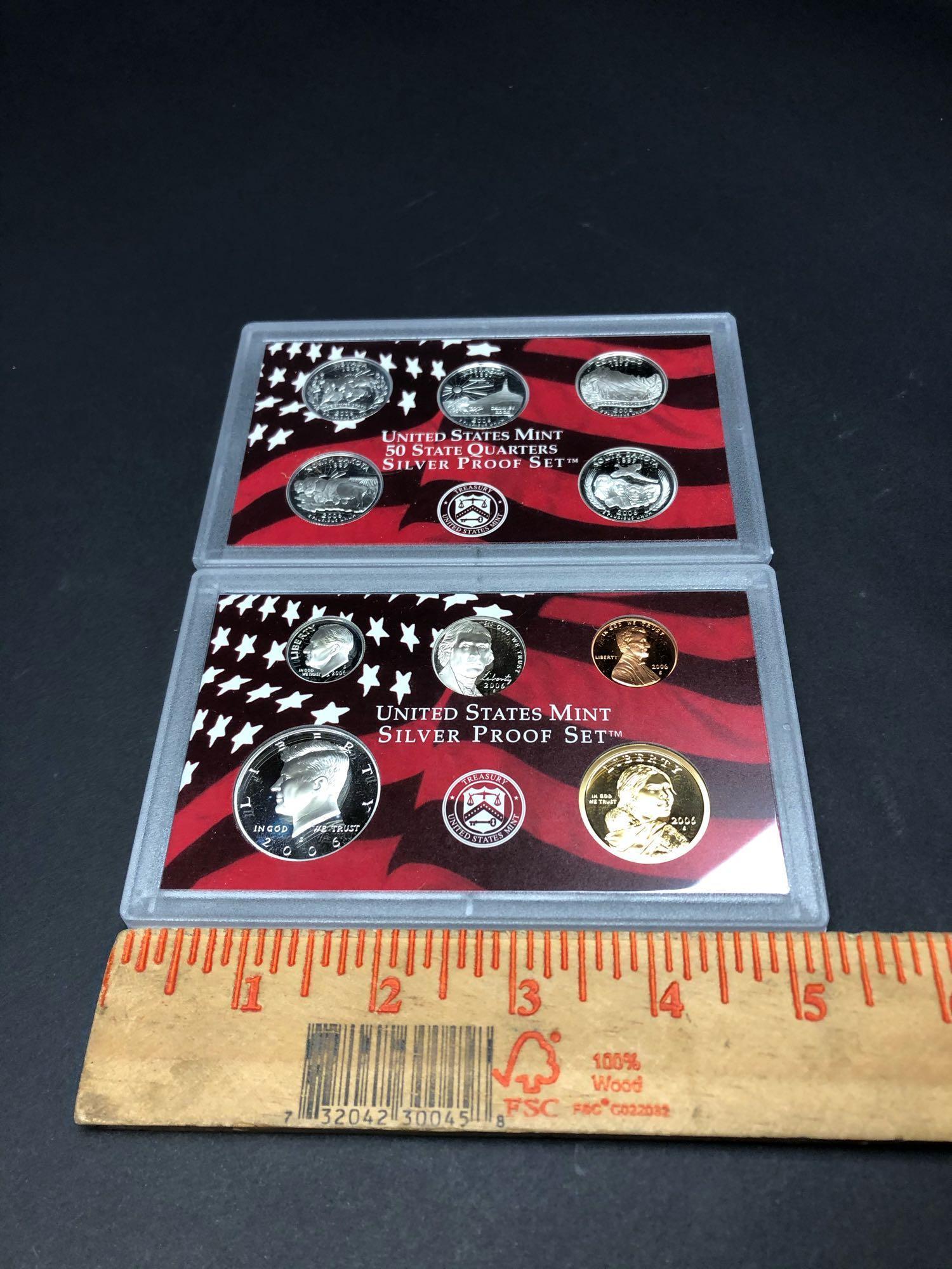 United States Mint Silver Proof Set 2006 Double Set