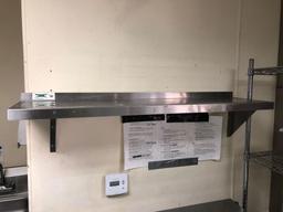 Commercial Kitchen Shelf 4 ft Wide