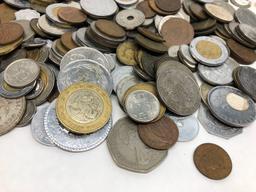 Large Bag of Mixed Foreign Coins