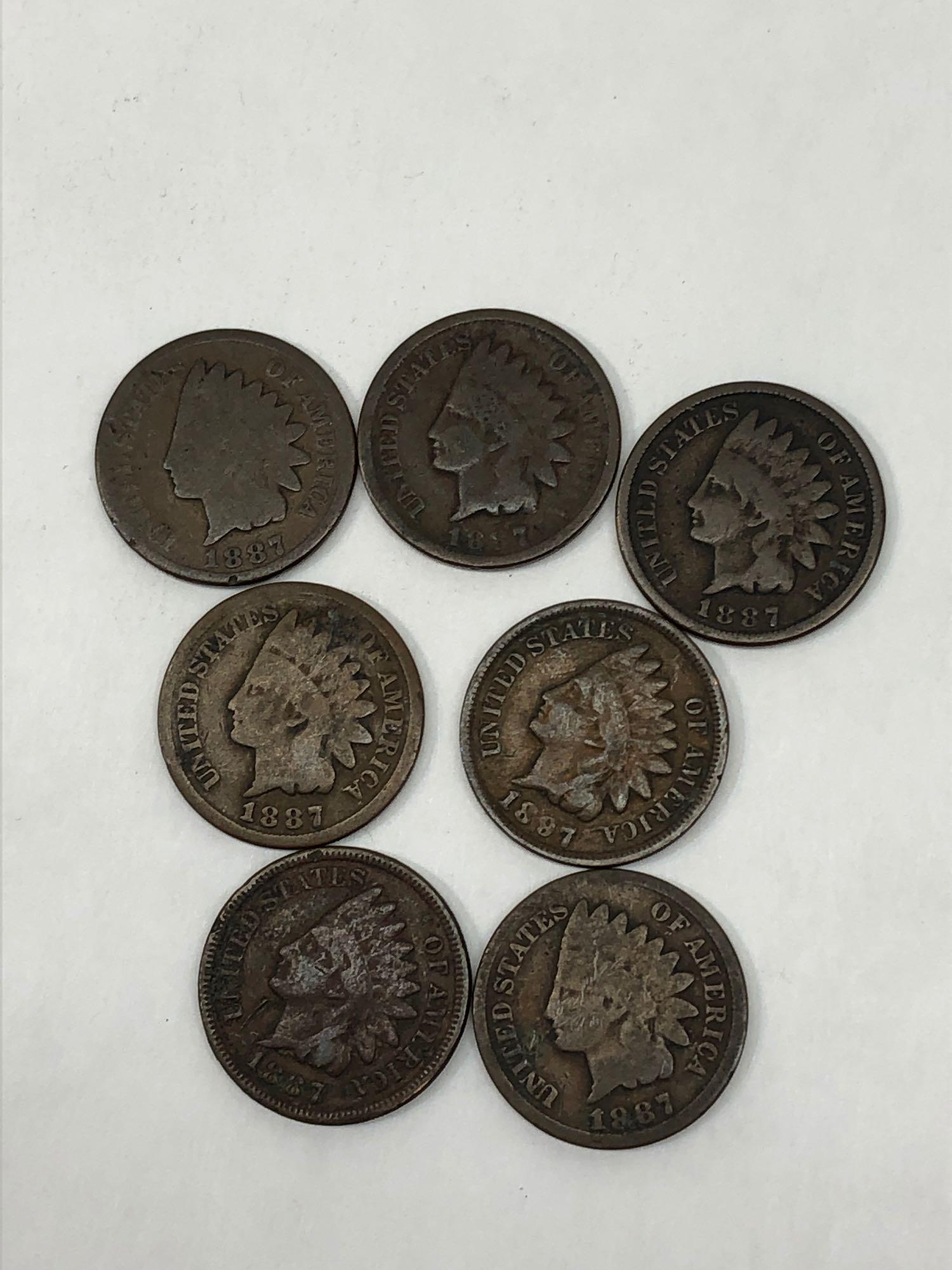 50 Indian Head Cents, 1881-1907