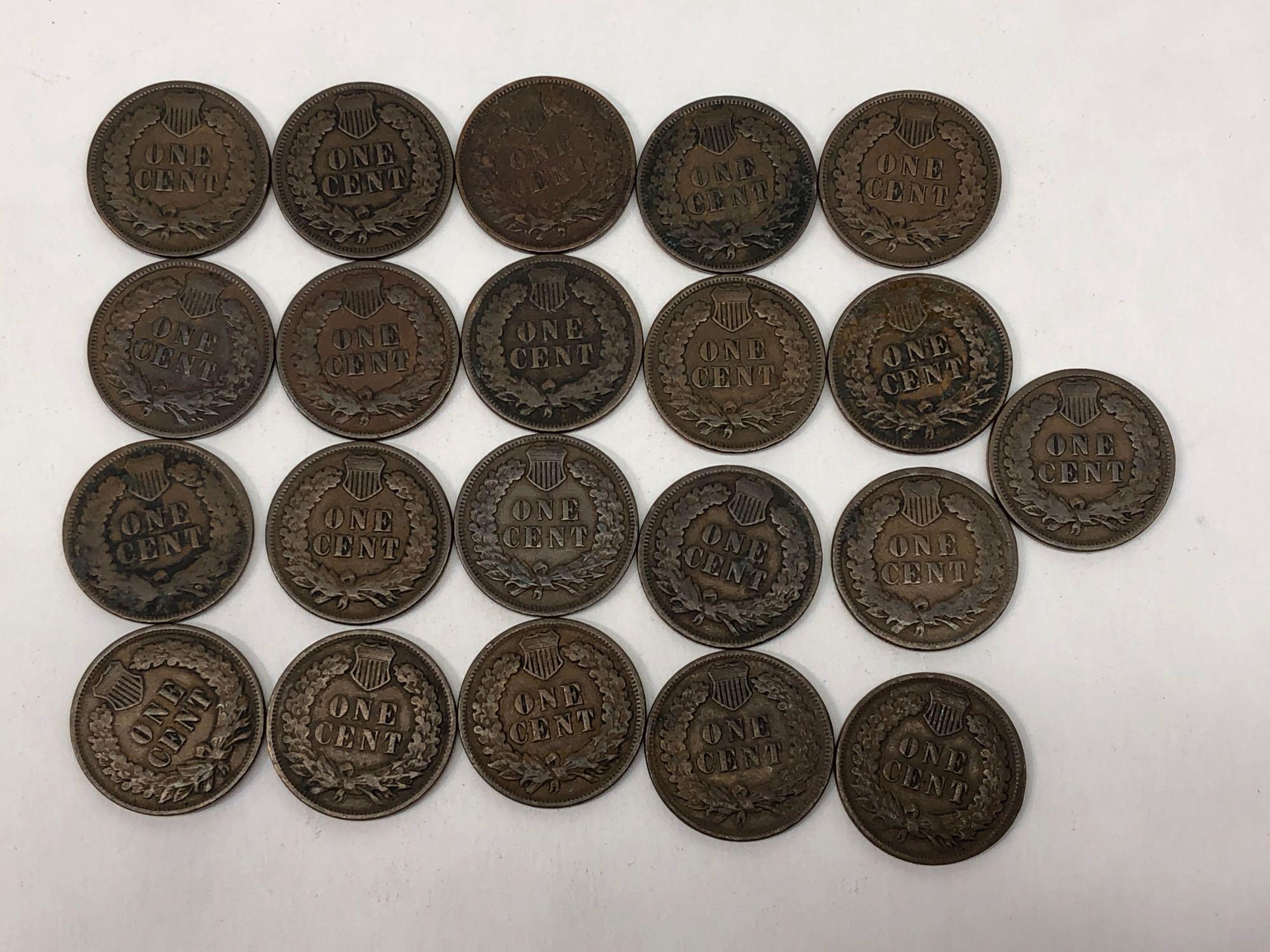 50 Indian Head Cents, 1881-1907