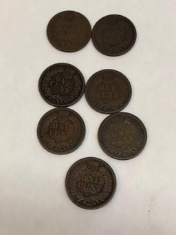 50 Indian Head Cents, 1881-1907