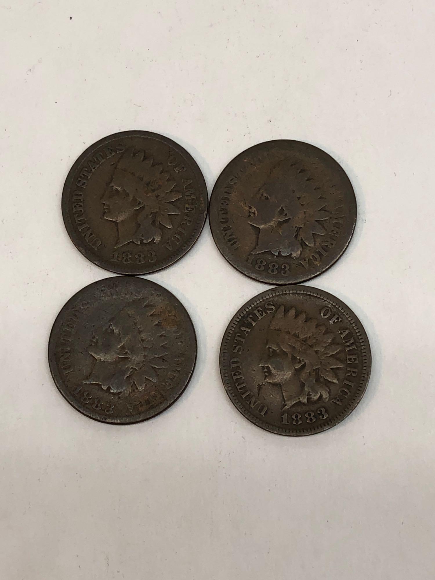 50 Indian Head Cents, 1881-1907