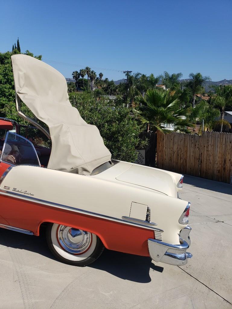 Restored 1955 Bel Air Convertible Car Show Winner