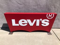 Large Levis Jeans Sign