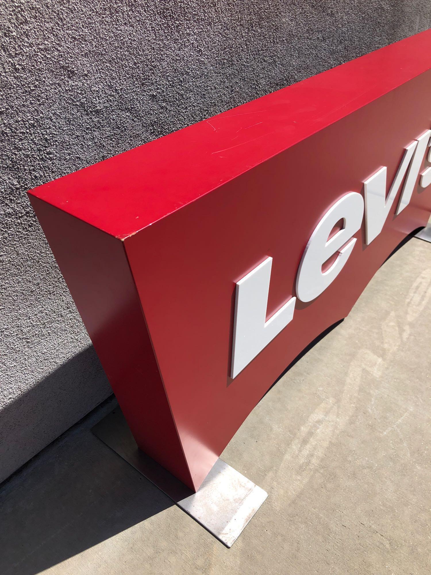 Large Levis Jeans Sign