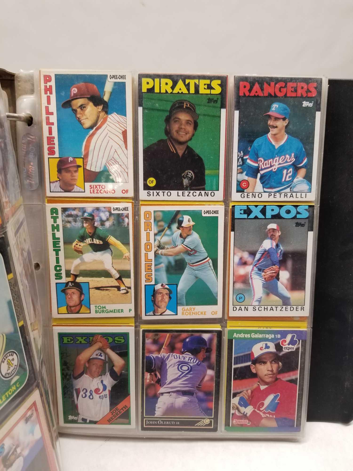 Binder Full of Sports Cards in Pages