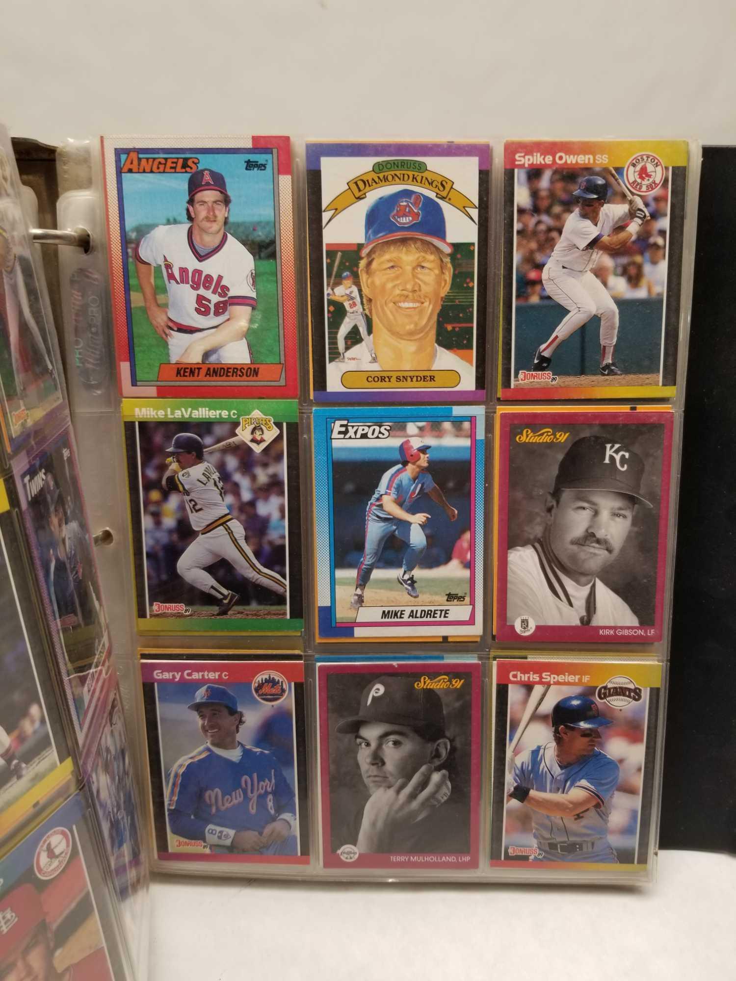 Binder Full of Sports Cards in Pages