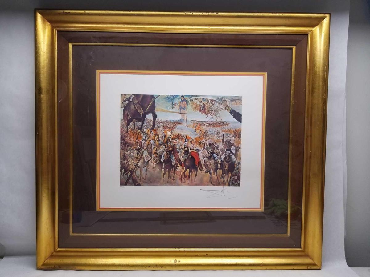 Salvador Dali Battle of Tetuan Signed Numbered Litho