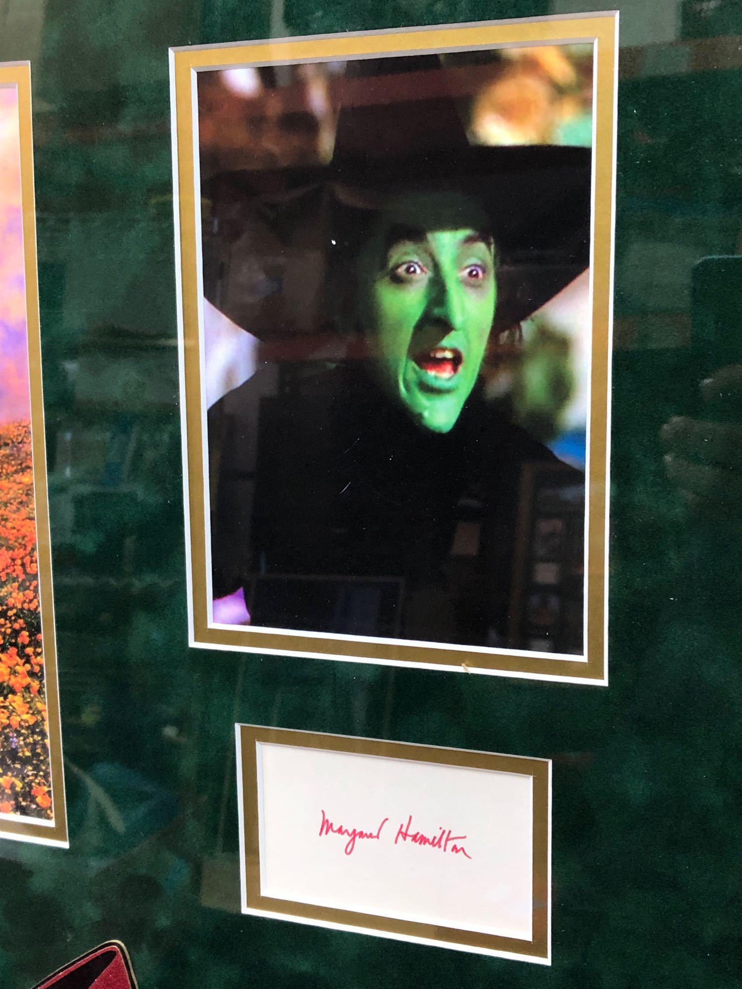 Wizard of Oz Framed Collage w/ Actor Signatures & CoA