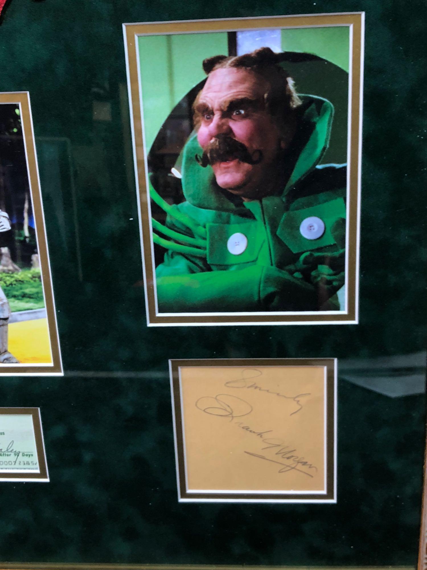 Wizard of Oz Framed Collage w/ Actor Signatures & CoA