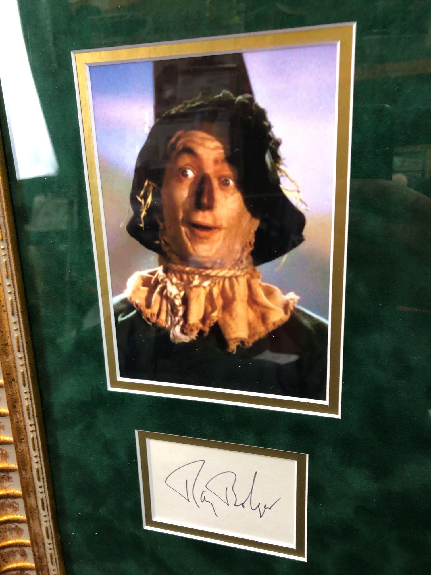 Wizard of Oz Framed Collage w/ Actor Signatures & CoA