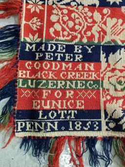 1853 Blanket Peter Goodman