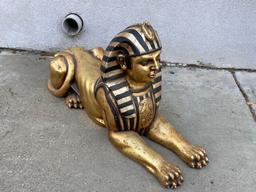Egyptian statue cat sphinx