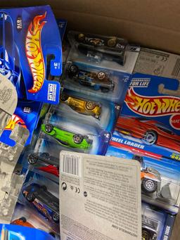 Box of hot wheels