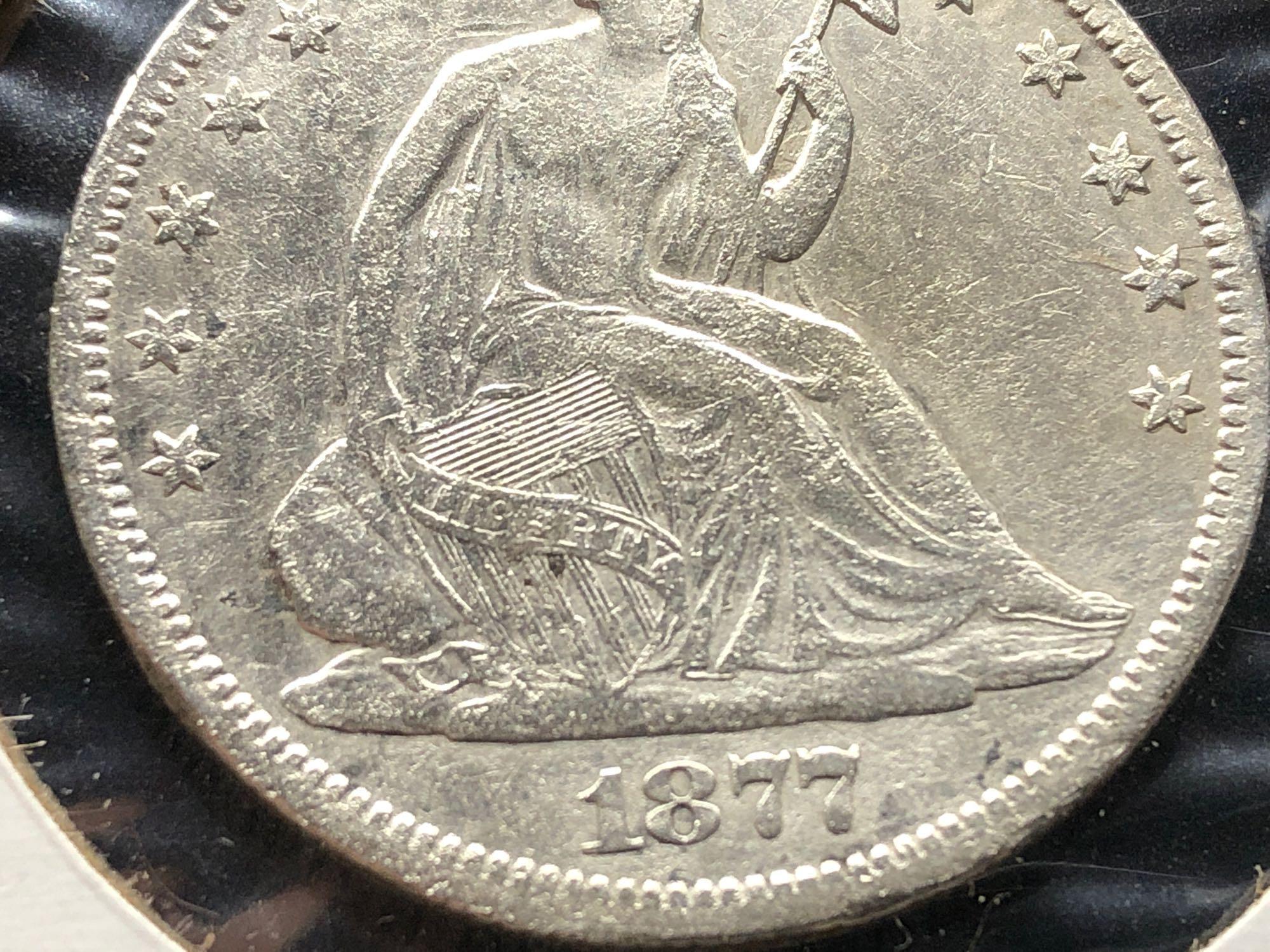 Seated Liberty Half Dollar 1877