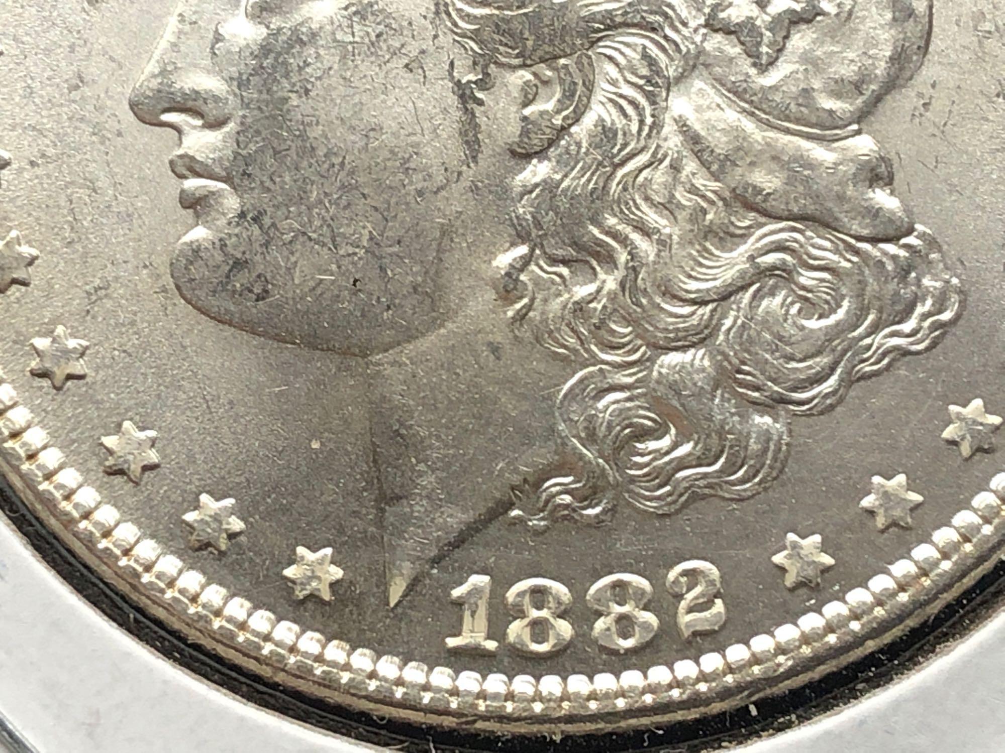 1882 P Morgan Silver Dollar