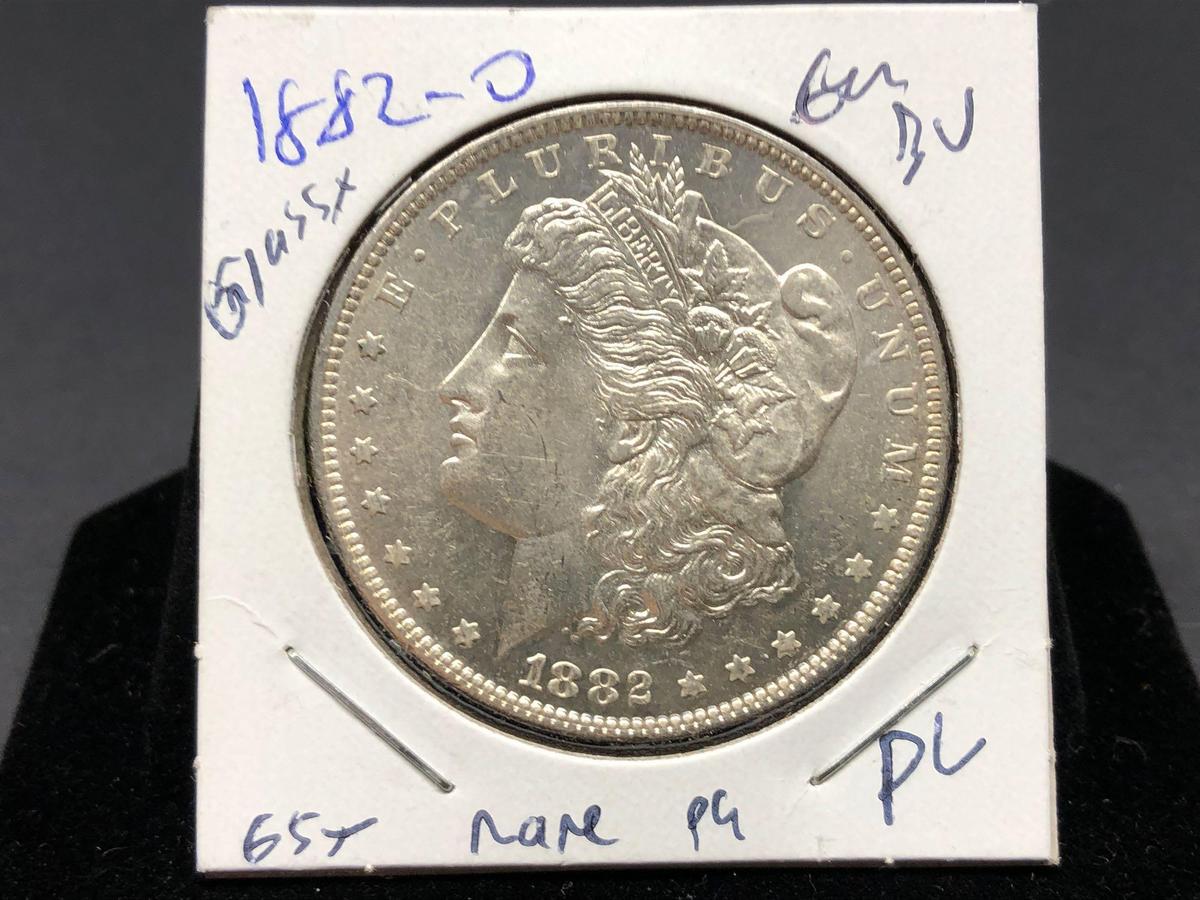 1882 O Morgan Silver Dollar