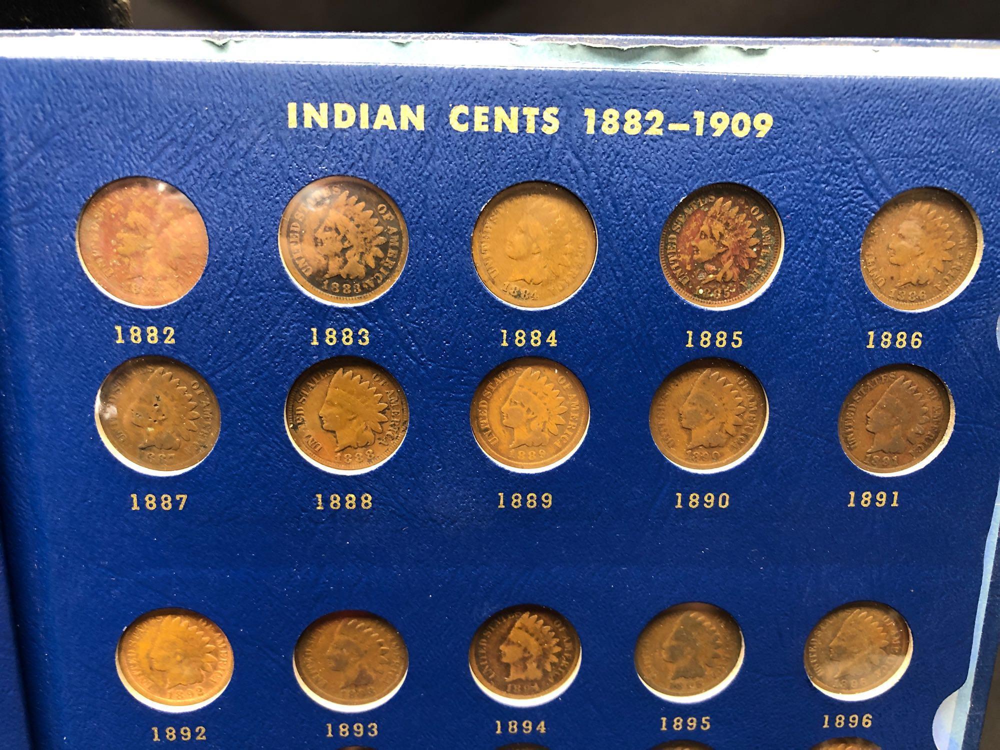 Complete Indian Head Cent Collection