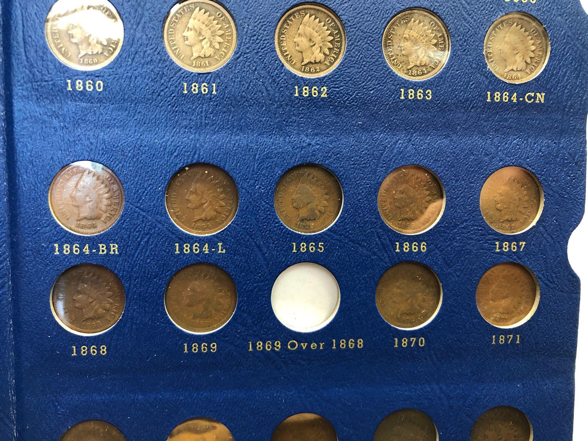 Complete Indian Head Cent Collection