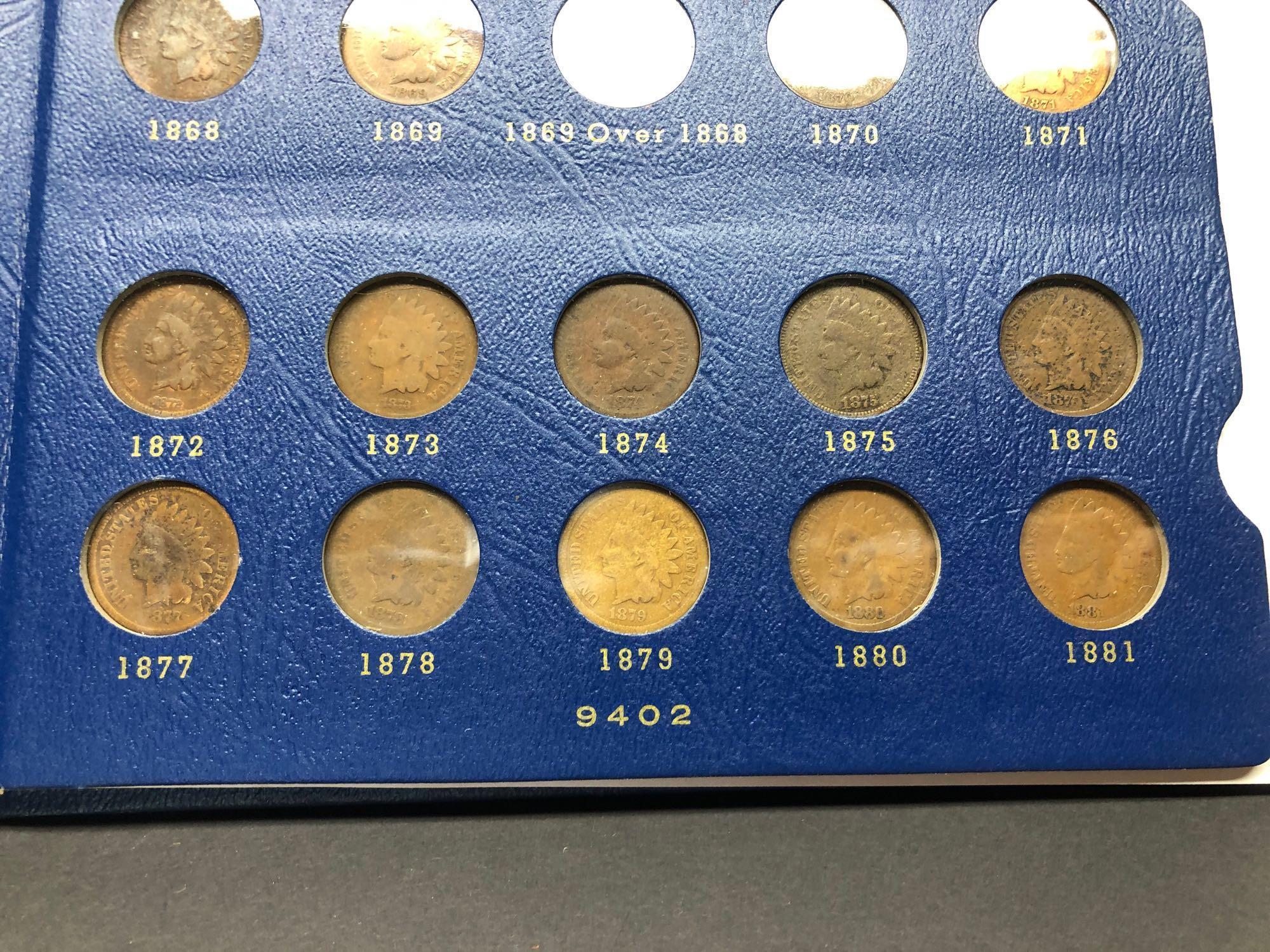 Complete Indian Head Cent Collection