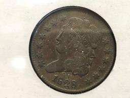 1828 Half Cent