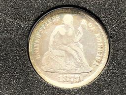 1877 Liberty Seated Dime