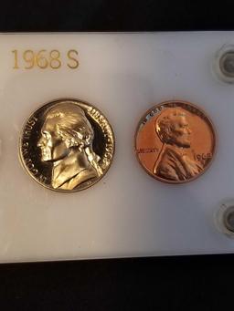 1968-S US Proof Set 5 Coins In Holder