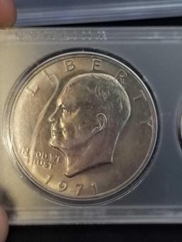 1971-P and D 6 Coin Set In Case