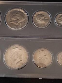 1971-P and D 6 Coin Set In Case