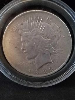 1922 Peace Silver Dollar 2 Units