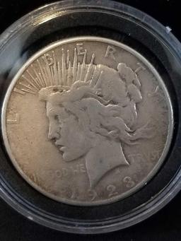 1923 1925 Peace Silver Dollar 2 Units
