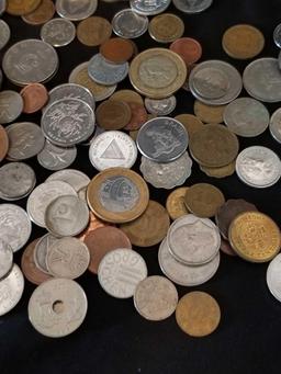 100+ Foreign Coin Lot