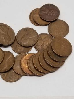 2 Partial Wheat Cent Rolls