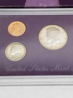 1987 1989 Proof Set 2 Units