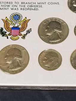 1968 Mint Set 10 Coins